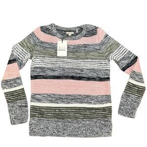 Barbour Women’s Navy Stripe Littlehampton Knit Sweater Size 6 NWT